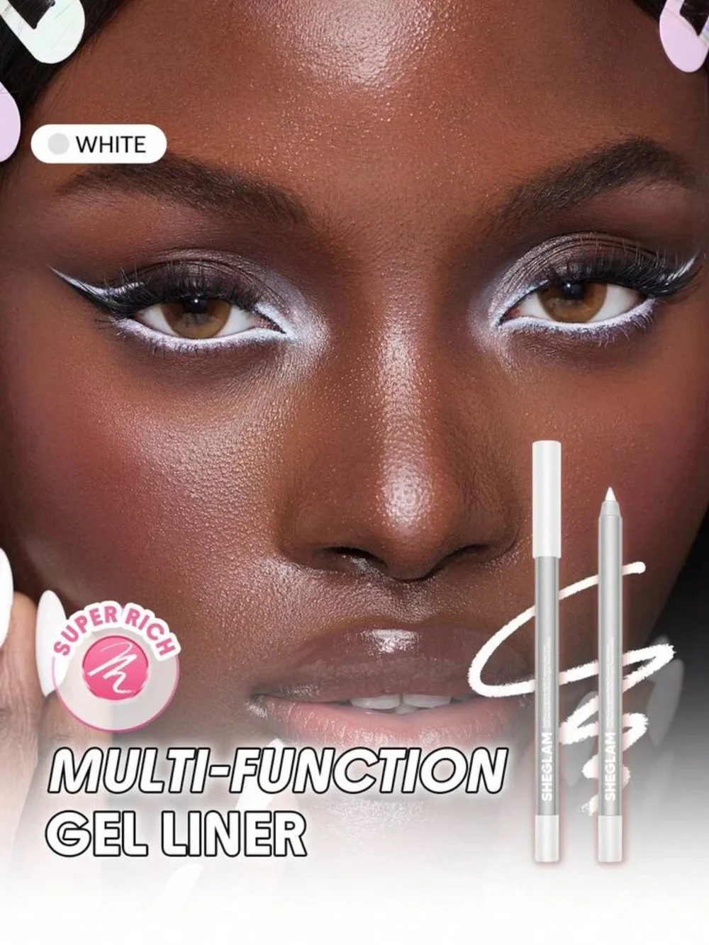 1pc Waterproof Matter Eyeliner Gel
